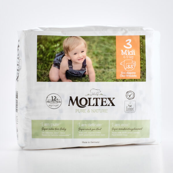 Moltex Öko nature Midi 4-9kg 33tk